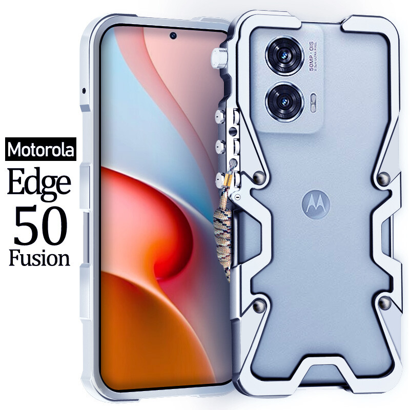 Custodia Motorola Edge 50 Fusion - Trasparente, Antiurto, TPU Morbido - Foto 10