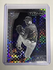 SPENCER STRIDER 2022 PANINI CHRONICLES RC#18 [TITAN BUILDING BLOCK PRIZM] BRAVES