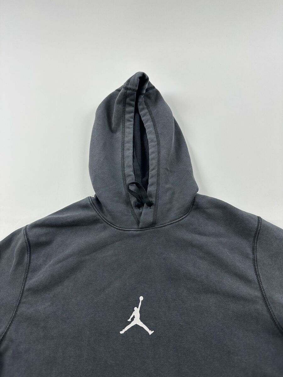 Jordan Hoodie Sweatshirt Men's XS Black Center Jumpan Logo Jordan Hoodie Sweatshirt Men's XS Black Center Jumpan Logo