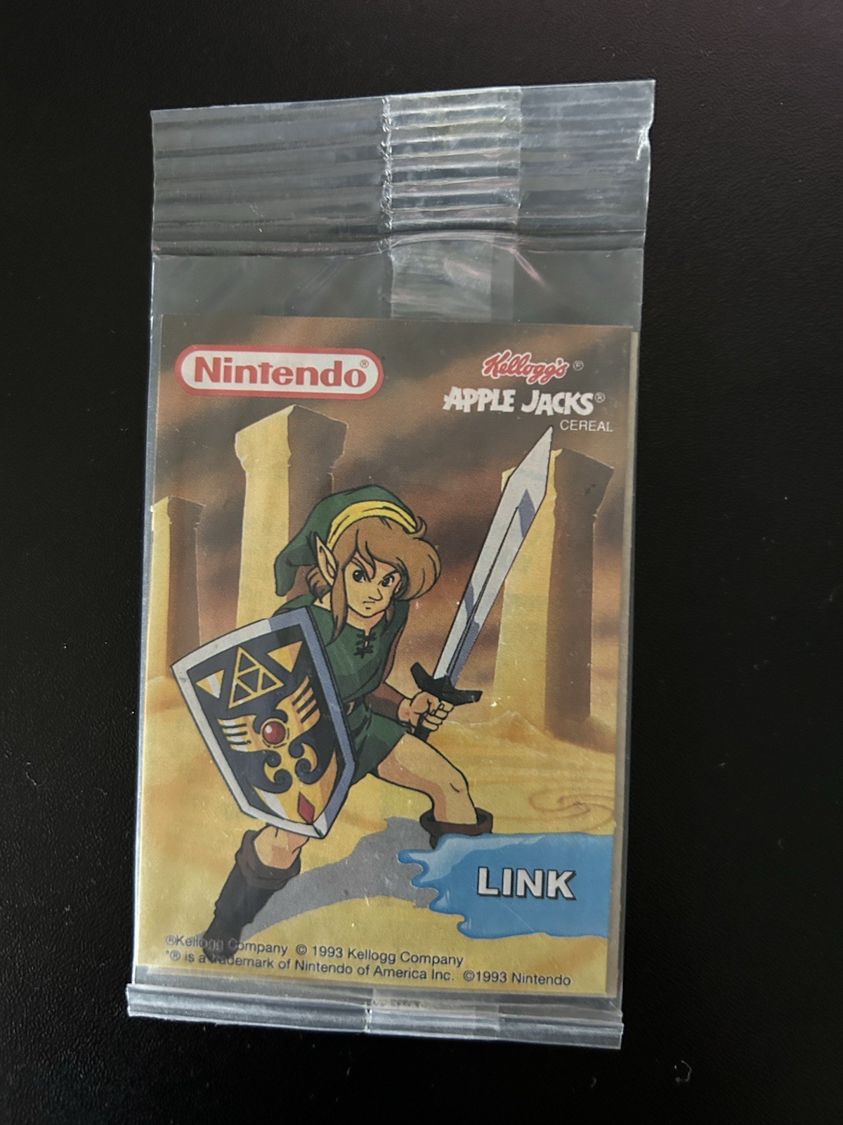 1993 Kellogg’s Apple Jacks Nintendo Link Card