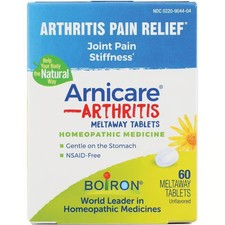 Boiron Arnicare Arthritis Meltaway Tablets - Unflavored 60 Tabs