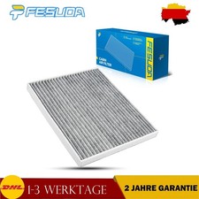 Pollenfilter Innenraumfilter Aktivkohle für Opel Corsa D E Adam Fiat Punto Alfa