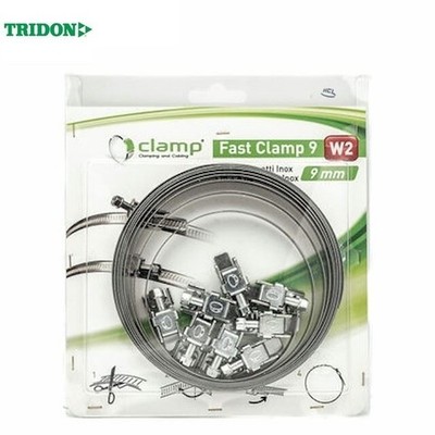 9mm Schnellverschluss Schlauchschellen Set Tridon 430 Stahlschelle 25m Haspelkopf Schrauben Set