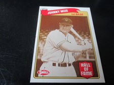 JOHNNY MIZE    (new york yankees)  1989  BASEBALL GREATS  CMC  CARD #55  mint