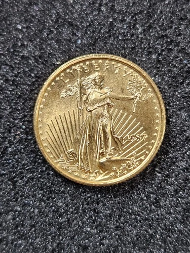 🌟 1997 $5 Gold American Eagle 1/10 oz BU Coin UNC Vintage Date