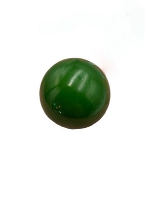 Vintage Bakelite Phenolic Ball Green Marble Size Tested No Seam