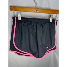 Nike Dri-FIT Tempo Running Shorts Black Pink Mesh Athletic Womens Small