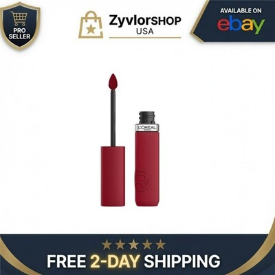 L'Oreal Paris Infallible Matte Liquid Lipstick 420 Le Rouge 0.16 Fl Oz