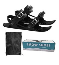 Mini Short Ski Skates for Snow Pro Version - Adjustable Snowskates Snowblades