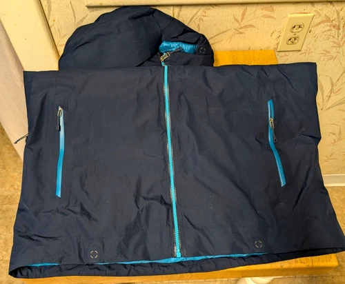 Patagonia Men's Powder Bowl GoreTex Navy Blue Insulated Down Ski Jacket Size L image 3