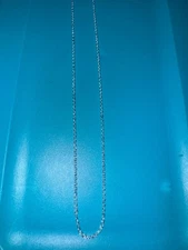 20 inch 925 Sterling Silver cable chain 10% to charity