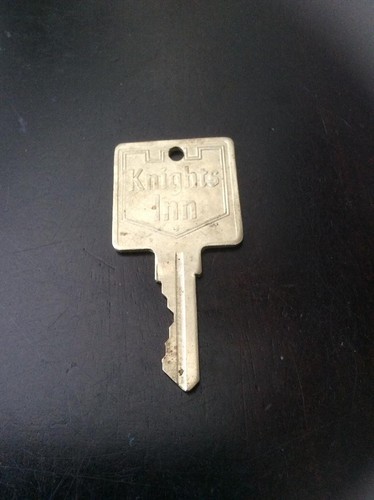 KNIGHTS INN Vintage Hotel Motel Room Key #134