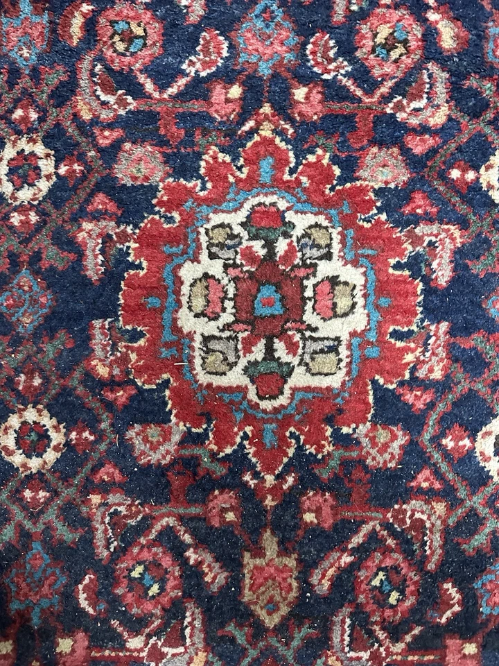 Orient Teppich orientalisch Handgeknüpft  Vintage Perser Läufer Brücke 210x120 - Bild 3 von 4