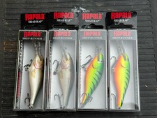 4 Rapala Shad Rap Deep Runner -  SR07 (2 Firetiger & 2 Shad)
