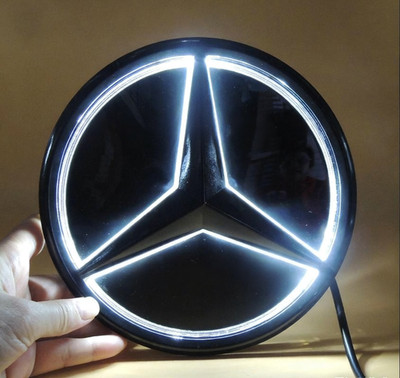 Fit For Mercedes Benz 2015-18 W205 W212 Front Grille Mirror Star Emblem with LED