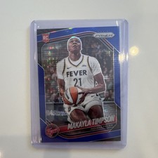 2025 Panini Prizm Makayla Timpson Blue Pulsar #/199 RC SP Indiana Fever