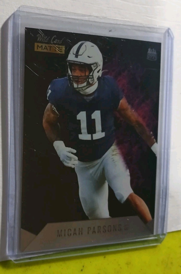 Micah Parsons Wild Card Matte Gold Rookie Heat #MRHR18 Base