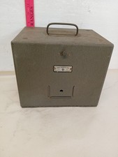 Vintage Film Reel Storage Case 8mm 16mm Brumberger Metal 7"