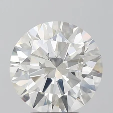 Round 4.02 CT Certificate AGI Natural Mined Diamond Loose H color SI1 clarity