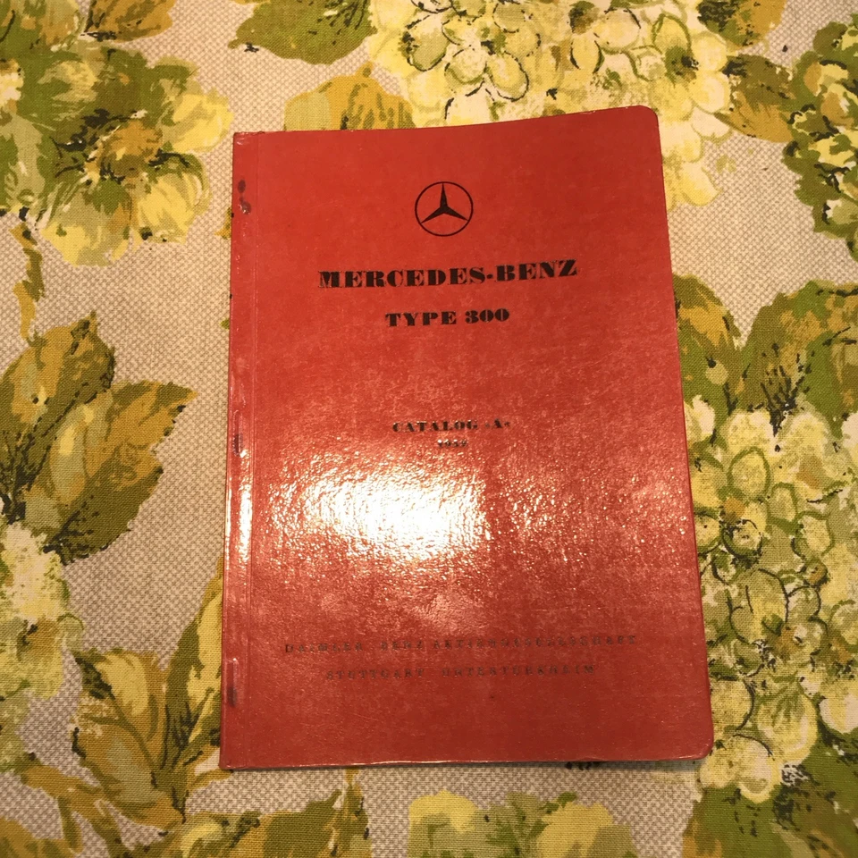 Mercedes Benz Type 300 1952 1953 catálogo A 1952 original OEM pátina vintage Foto 4 de 4