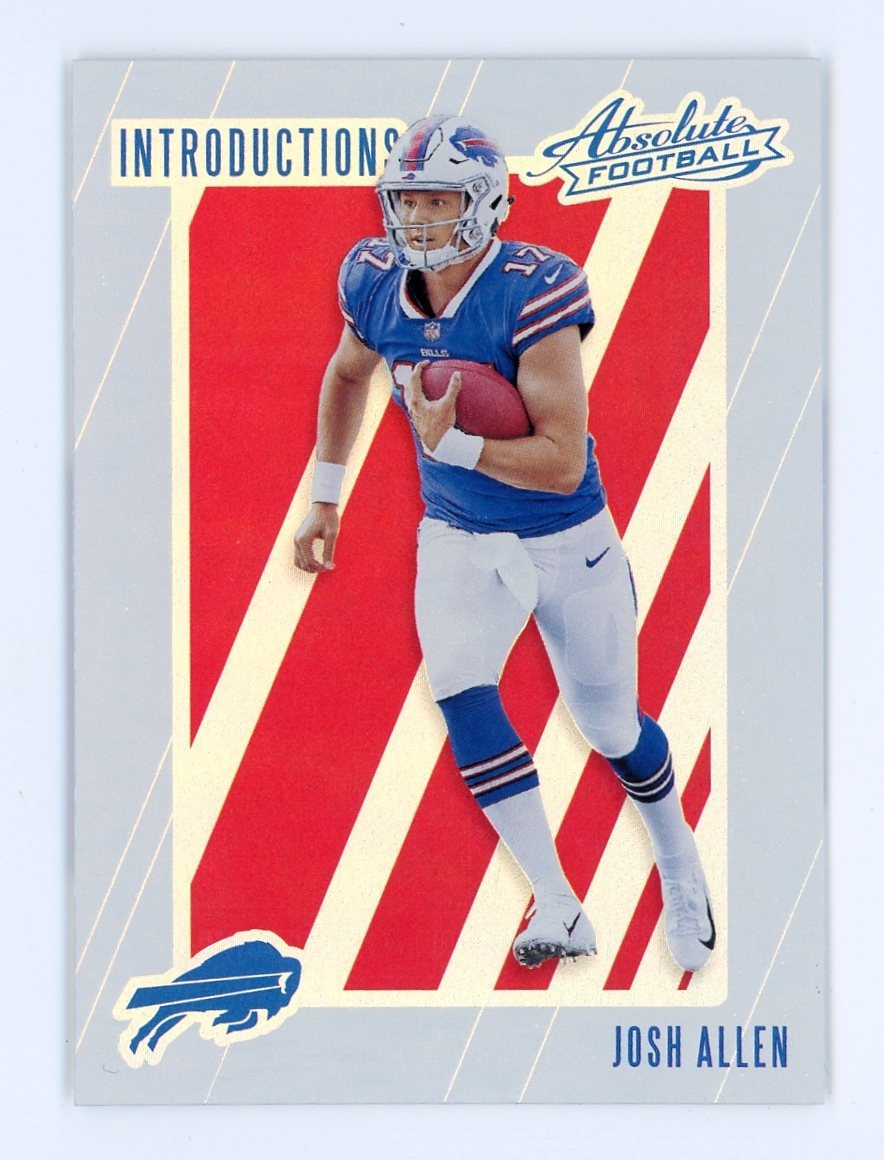 2018 Panini Absolute RC #IN-JA Josh Allen Buffalo Bills Introductions Rookie