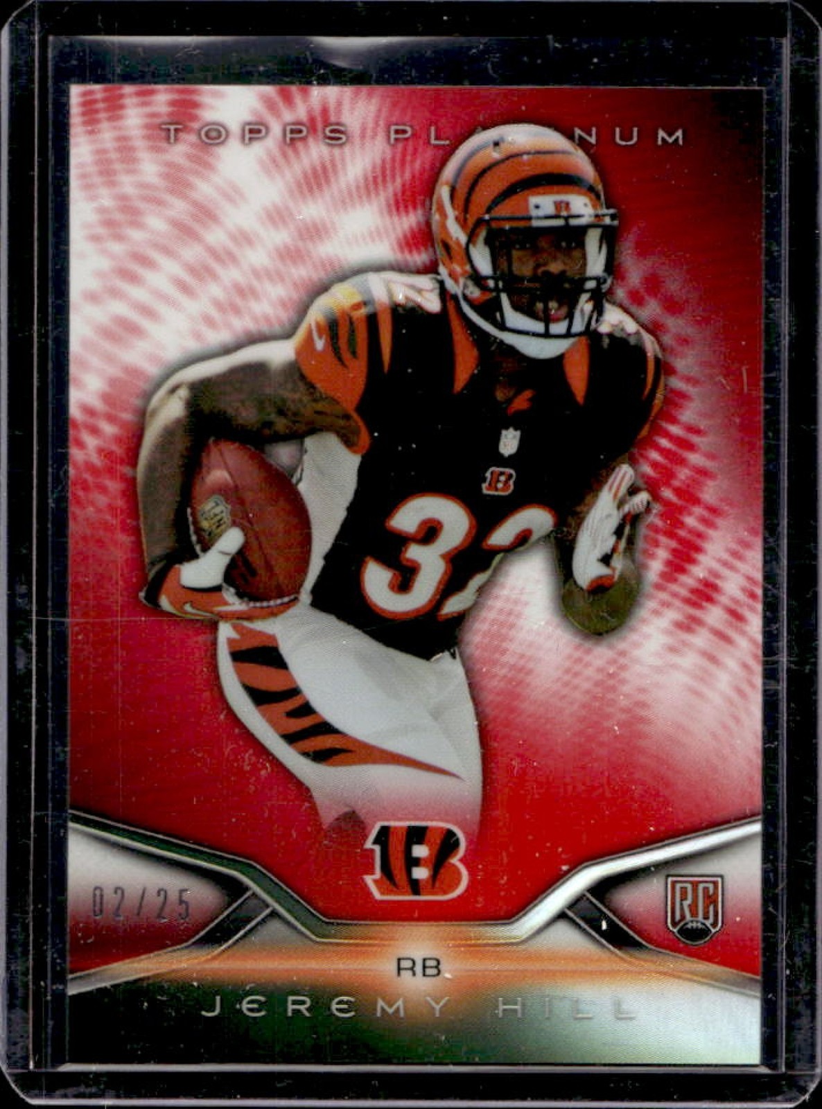 Jeremy Hill Topps Platinum #101 Red Refractor