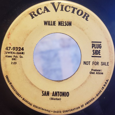 Willie Nelson - San Antonio / To Make A Long Story Short (She's Gone) (7'', Pr...