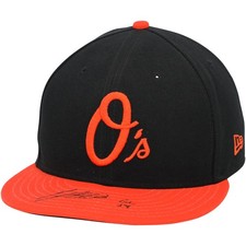 Ryan Mountcastle Orioles Signed GU Black and Orange Cap from 2024 Season w/Insc