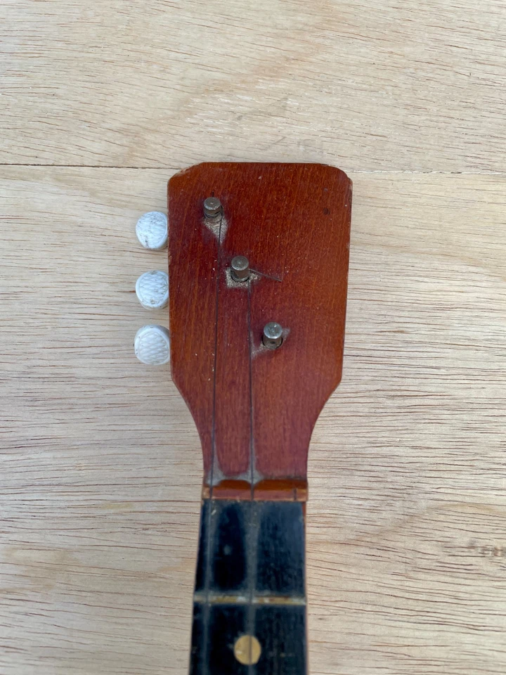VINTAGE BALALAIKA Russian 3-String Musical Instrument Soviet MADE USSR MANDOLIN - Image 4 of 4
