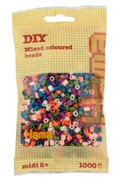 Hama 207-58 - Diy BüGelperlen Midi 5+, Ca. 1000 StüCk, Mix 58 Pastell | Deutsch