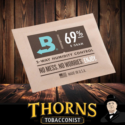 Boveda 69% RH 2-Wege Feuchtigkeitskontrolle | 8 Gramm | Nagelneu & Versiegelt