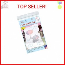 Jack Dempsey Needle Art Elephant Crib Quilt Top