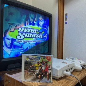 Dreamcast Power Smash 2 Sega Japan Import Used with Obi and Postcard