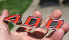 68-72 Pontiac 400 Emblem Metal Badge Nameplate - 9791484