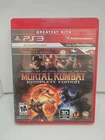 Mortal Kombat Komplete Edition PS3 Greatest Hits Kratos Freddy Tested Light