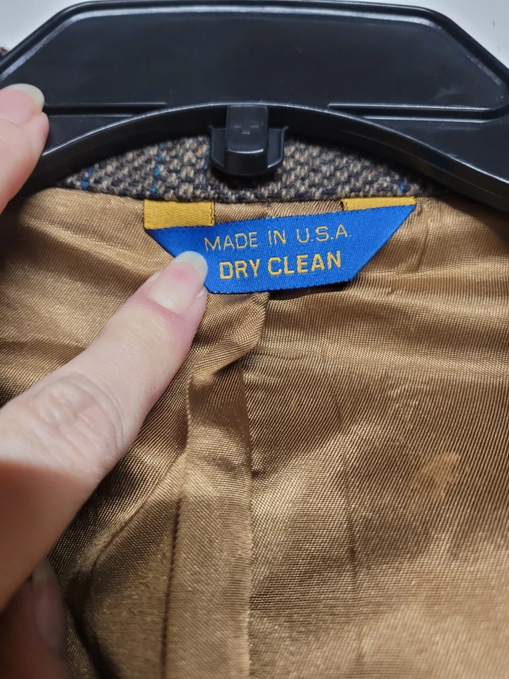 Blazer Pendleton 46 Vintage Lana Espiga Rockabilly Gamuza Vaquero Occidental Foto 2 de 4