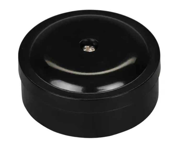 (W5.1) SN8410B - Knightsbridge 20A 4 Terminal Small Junction Box Black