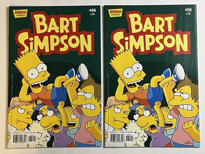 #ad Bart Simpson Comics #99 Bongo Comics 2015 Lot of 2 Boarded Free SH $15.00