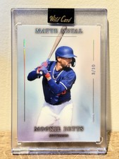 Wild Card Matte Metal Mookie Betts Baseball #MMWCa4-MB 3/10 2020 card