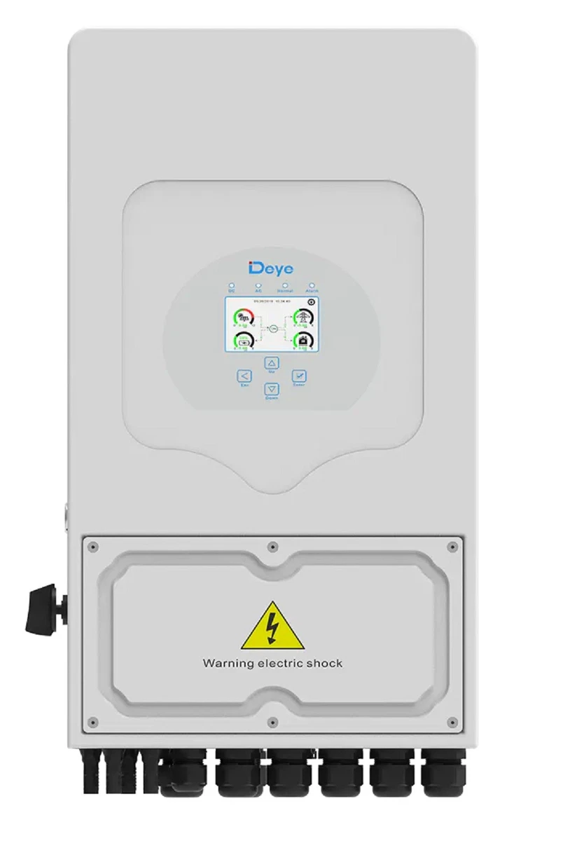 Deye 8000W einphasiger Wechselrichter Hybrid Solar 8KW WIFI 160-500V 51,2V