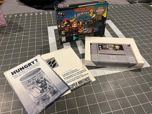 Donkey Kong Country 3 SNES Players' Choice Ver - Game, Box & Inserts - No Manual
