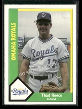 1990 CMC AAA/ProCards A & AA Thad Reece #195 RC Rookie