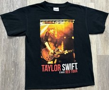 Taylor Swift The Red Tour Shirt Size Youth Medium Official Double-Sided Concert
