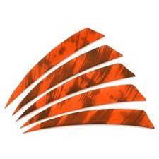 Arrows Cut Vanes 20 Pack 4 Inch Arrow Feather Right Wing, Orange
