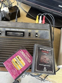 Atari 2600 Video Game Console AV MOD  TESTED / WORKING!