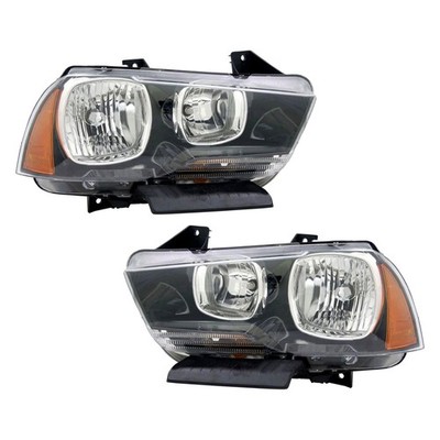 For Dodge Charger 11-14 Headlight Set Driver & Passenger Side Replacement