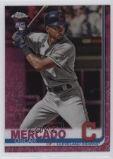 2019 Topps Chrome Update Target Pink Refractor Oscar Mercado #40 Rookie RC ut4