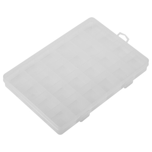 56 Grilles Boîte De Rangement En Grille, Boîte De Rangement De Perles En Plastique Avec Petit