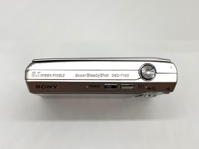 Sony Cyber-shot DSC-T100 8.1MP Digital Camera - Silver for sale