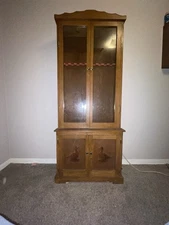 Vintage Handmade Gun Cabinet